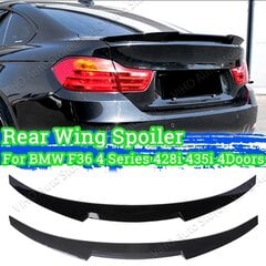 Galinis bagažinės stogo spoileris, skirtas BMW F36 4 serijos 4 durų Gran Coupe M4 Style 420i 428i 435i 2014-2020 Galinio sparno kėbulo komplekto derinimas kaina ir informacija | Auto reikmenys | pigu.lt