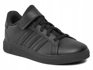 ADIDAS GRAND COURT 2.0 EL K vaikiški sportiniai bateliai FZ6161 black 35.5 kaina ir informacija | Sportiniai bateliai, kedai moterims | pigu.lt