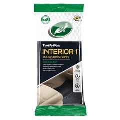 Universalios drėgnos servetėlės Turtle Wax Interior 1, 24 vnt. kaina ir informacija | Autochemija | pigu.lt