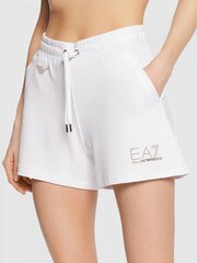 Moteriški šortai EA7 LADIES EVOLUTION SWEAT SHORTS, balti kaina ir informacija | Moteriški šortai | pigu.lt