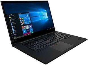 Lenovo ThinkPad P1 Gen 2 15.6", Intel Core i7-9750H, 16GB, 512GB SSD, be OS, Juodas цена и информация | Ноутбуки | pigu.lt