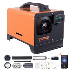 12V dyzelinis oro šildytuvas Vevor XMZ-D1, 8 kW, oranžinis kaina ir informacija | Šildytuvai | pigu.lt