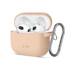 TECH-PROTECT SILIKONINIS KABLIUKAS APPLE AIRPODS 3 CAFFE LATTE kaina ir informacija | Televizorių laikikliai, tvirtinimai | pigu.lt