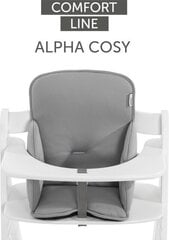 Prekė su pažeista pakuote.Maitinimo kėdutės pagalvėlė Hauck Alpha Cosy Comfort, Stretch Grey kaina ir informacija | Prekės kūdikiams ir vaikų apranga su pažeista pakuote | pigu.lt