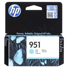 HP Inc. - Tusz nr 951 - CN050AE Cyan kaina ir informacija | Kasetės rašaliniams spausdintuvams | pigu.lt