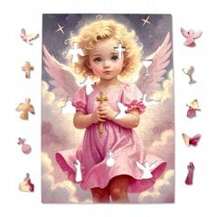 Dėlionė Angel Girl Mruu&Pruu 20 x 29 cm 170 el. medinė dėlionė kaina ir informacija | Dėlionės (puzzle) | pigu.lt