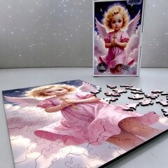 Dėlionė Angel Girl Mruu&Pruu 20 x 29 cm 170 el. medinė dėlionė kaina ir informacija | Dėlionės (puzzle) | pigu.lt