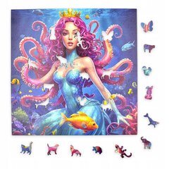 Dėlionė Moteris Mruu&Pruu mackai 25 x 25 cm 150 dalių Medinė dėlionė kaina ir informacija | Dėlionės (puzzle) | pigu.lt