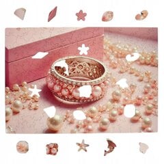 Dėlionė Mruu&Pruu 25 x 25 cm Powder Pearls 170 dalių Medinė dėlionė kaina ir informacija | Dėlionės (puzzle) | pigu.lt