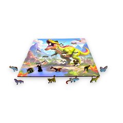 Trex Mruu&Pruu dėlionė 25 x 25 cm 150 dalių Medinė dėlionė kaina ir informacija | Dėlionės (puzzle) | pigu.lt