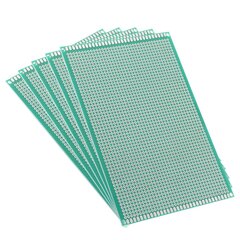 DollaTek vienpusė universali PCB, 10 x 15 cm, 5 vnt. kaina ir informacija | Atviro kodo elektronika | pigu.lt