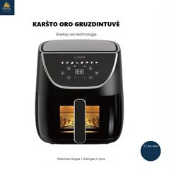 Karšto oro gruzdintuvė 5,7L Henri цена и информация | Фритюрницы | pigu.lt