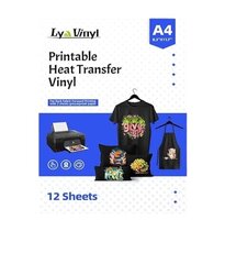 Lya Vinyl Thermal perkėlimo plėvelė vaizdo perkėlimui, 12 vnt. kaina ir informacija | Aplikacijos, papuošimai, lipdukai | pigu.lt