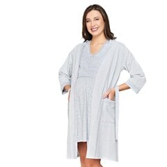 Naktiniai ir chalatas nėščiai ir maitinančiai 16045 CPK 16045 - 2XL kaina ir informacija | Liemenėlės | pigu.lt