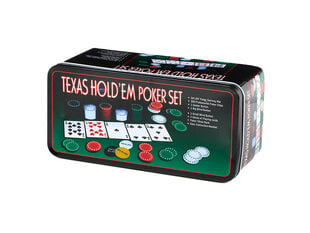 Pokerio rinkinys Texas Hold'em VT18210, 200 žetonų цена и информация | Азартные игры | pigu.lt