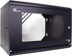 GetFort Eco v3 19“ 6U 520x340 sieninė spinta kaina ir informacija | Korpusai | pigu.lt