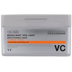 VT Cosmetics - Reedle shot Vita-light šviesinanti kaukė 30 vnt - šviesinančios lakštinės kaukės su vitaminu C kaina ir informacija | Veido kaukės, paakių kaukės | pigu.lt