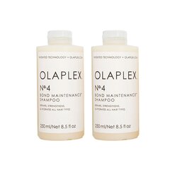 Шампунь для волос Olaplex No 4. Bond Maintenance, 250 мл x 2 цена и информация | Шампуни | pigu.lt