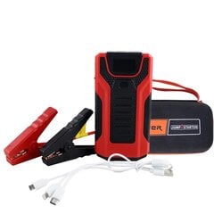 Paleidimo įrenginys Farrot, JUMP STARTER, Išorinis akumuliatorius automobilio užvedimui, Boster Powerbank talpa 16800 mAH, 800A / 12V, Integruotas žibintuvėlis kaina ir informacija | Akumuliatorių krovikliai | pigu.lt