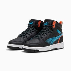 Puma Avalynė Paaugliams Rebound V6 Mid Techie Bud Black Blue Orange 397945 02 397945 02/3 kaina ir informacija | Kedai vyrams | pigu.lt