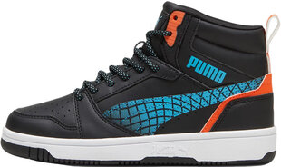 Puma Avalynė Paaugliams Rebound V6 Mid Techie Bud Black Blue Orange 397945 02 397945 02/3 kaina ir informacija | Kedai vyrams | pigu.lt