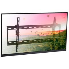 Sieninis laikiklis televizoriams 30-70" LED/LCD iki 60 kg, pasviręs, plonas 25 mm kaina ir informacija | Televizorių laikikliai, tvirtinimai | pigu.lt