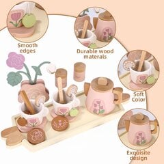 Medinis arbatos rinkinys kaina ir informacija | Lavinamieji žaislai | pigu.lt