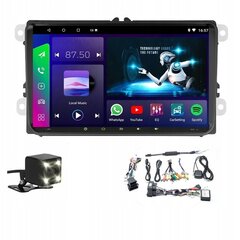 Farrot Car Radio 2 DIN 9 colių ANDROID 13 Touchscreen 2/32GB GPS DAB CAN-BUS DSP Bluetooth WiFi atbulinės eigos Volkswagen Passat Golf Polo Skoda sėdynė + galinio vaizdo kamera kaina ir informacija | Automobilių salono dalys | pigu.lt