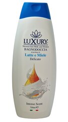 Dušo želė Luxury pienas ir medus,750ml. kaina ir informacija | Dušo želė, aliejai | pigu.lt