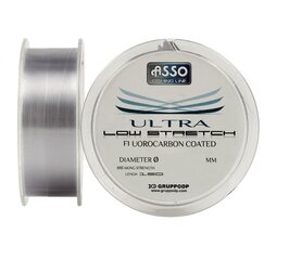 Valas ASSO Ultra Low Stretch 150m 0,40mm/22,1kg pilkas kaina ir informacija | Sodo įrankiai | pigu.lt