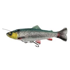 SavageGear 4D Line Thru Pulse Tail Trout 16см/51г/0,5-1,2м Зеленый Серебристый цена и информация | Воблеры, приманки, блесны | pigu.lt