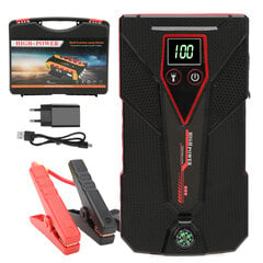 „Car Jump Starter“ platus pritaikymas 32800 mAh, saugus dizainas, greitai įkraunamas LED žibintuvėlis, automobilio akumuliatoriaus įkroviklis 100–240 V kaina ir informacija | Starteriai | pigu.lt