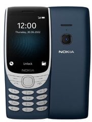 Prekė su pažeista pakuote.Nokia 8210 4G 128MB Dual SIM Dark Blue kaina ir informacija | Mobilieji telefonai, foto ir video prekės su pažeista pakuote | pigu.lt