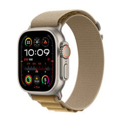 Apple Watch Ultra 2 GPS + Cellular 49mm Natural Titanium Case with Tan Alpine Loop - Medium MX4F3EL/A kaina ir informacija | Išmanieji laikrodžiai (smartwatch) | pigu.lt