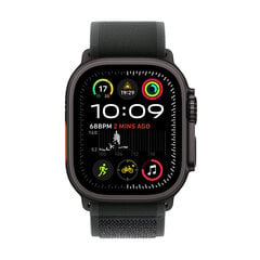 Apple Watch Ultra 2 GPS + Cellular 49mm Black Titanium Case with Black Trail Loop - S/M MX4U3EL/A kaina ir informacija | Išmanieji laikrodžiai (smartwatch) | pigu.lt