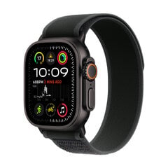 Apple Watch Ultra 2 GPS + Cellular 49mm Black Titanium Case with Black Trail Loop - S/M MX4U3EL/A kaina ir informacija | Išmanieji laikrodžiai (smartwatch) | pigu.lt