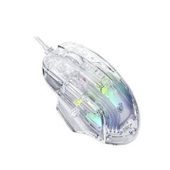 Aula S80 Multi-Color backlight Wired Gaming Optical mouse with TRANSPARENT body kaina ir informacija | Pelės | pigu.lt