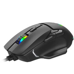 Aula F815 RGB wired Gaming mouse 12800dpi with 7 buttons Black kaina ir informacija | Pelės | pigu.lt