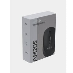 Aula AM205 2.4G wireless mouse with 4 keys (800-1600dpi) Black kaina ir informacija | Pelės | pigu.lt