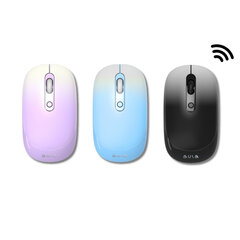 Aula AM207 2.4G wireless mouse with 4 keys (800-1900dpi) Pink kaina ir informacija | Pelės | pigu.lt