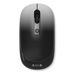 Aula AM207 2.4G wireless mouse with 4 keys (800-1900dpi) Black kaina ir informacija | Pelės | pigu.lt