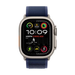 Apple Watch Ultra 2 GPS + Cellular 49mm Natural Titanium Case with Blue Trail Loop - M/L MX4L3EL/A kaina ir informacija | Išmanieji laikrodžiai (smartwatch) | pigu.lt