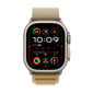 Apple Watch Ultra 2 GPS + Cellular 49mm Natural Titanium Case with Tan Alpine Loop - Small MX4E3EL/A kaina ir informacija | Išmanieji laikrodžiai (smartwatch) | pigu.lt