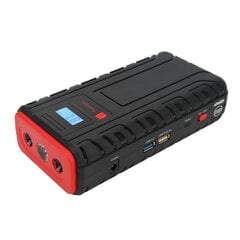 18000 mAh automobilio paleidiklis išmanusis skaitmeninis ekranas Dvi USB prievadai QC3.0 daugiafunkcis 12V motociklams 100-240VEU kištukas kaina ir informacija | Starteriai | pigu.lt