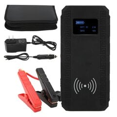 Car Jump Starter 12000mAh akumuliatoriaus įkroviklis 400A Peak LED skaitmeninis ekranas žibintuvėlis Dvi USB prievadai 12V automobiliams 100-240VUS kištukas kaina ir informacija | Starteriai | pigu.lt