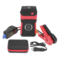 Universalus Car Jump Starter 600A Peak 26800mAh Multifunction Duel USB Emergency Battery Starter su mobiliojo telefono belaidžiu greitu įkrovimu kaina ir informacija | Starteriai | pigu.lt