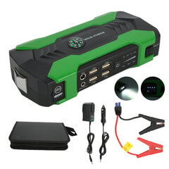 28 000 mAh „Jump Starter“ 600 A 4 USB prievado nešiojamas maitinimo bloko įkroviklis, skirtas 12 V automobilio motociklo (100–240 V) JAV kištukas kaina ir informacija | Starteriai | pigu.lt