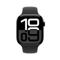 Apple Watch Series 10 GPS + Cellular 46mm Jet Black Aluminium Case with Black Sport Band - S/M MWY33ET/A kaina ir informacija | Išmanieji laikrodžiai (smartwatch) | pigu.lt