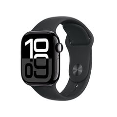 Apple Watch Series 10 GPS 42mm Jet Black Aluminium Case with Black Sport Band - S/M MWWE3ET/A kaina ir informacija | Išmanieji laikrodžiai (smartwatch) | pigu.lt