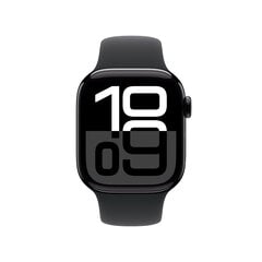 Apple Watch Series 10 GPS 42mm Jet Black Aluminium Case with Black Sport Band - S/M MWWE3ET/A kaina ir informacija | Išmanieji laikrodžiai (smartwatch) | pigu.lt